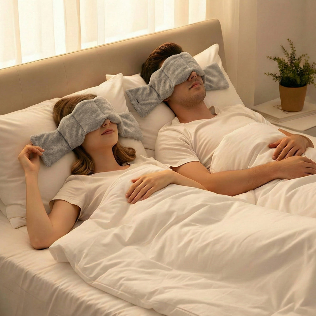 Premium Schlafmaske mit Gewicht